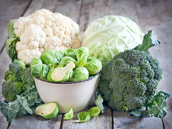 cruciferous high fiber vegetables