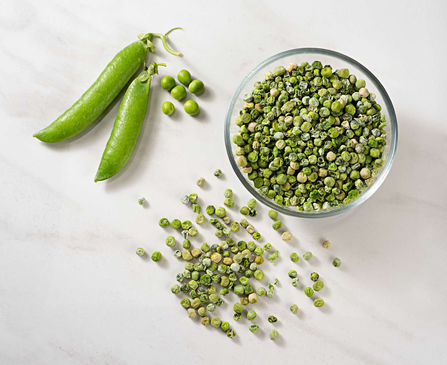peas and beans for high fiber vegetables